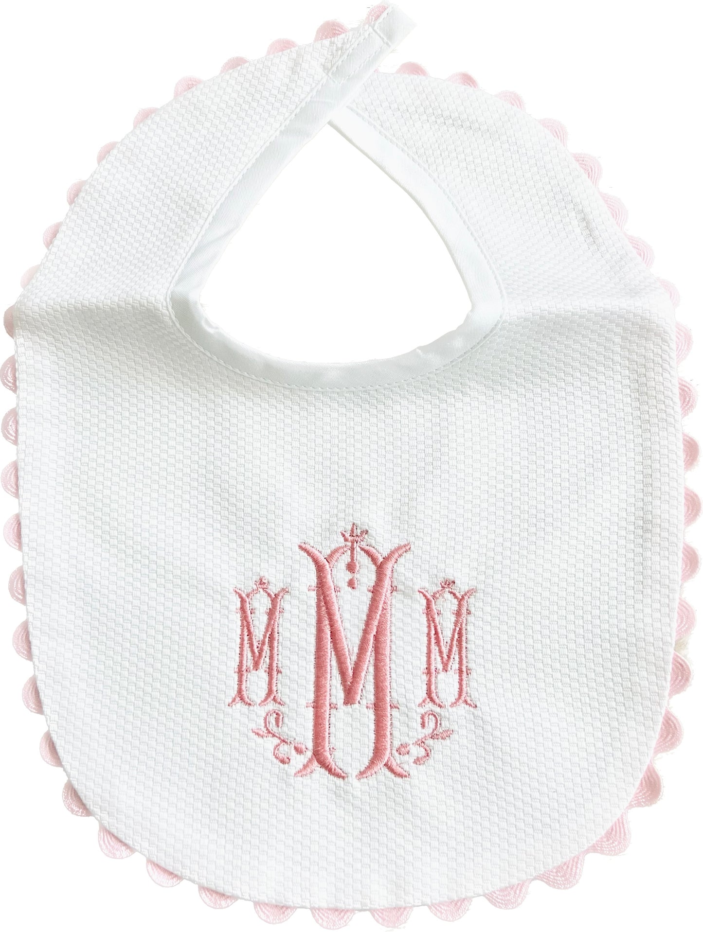 Scalloped Baby Bib